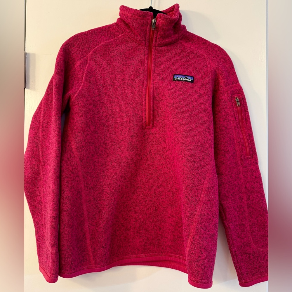 Patagonia Sweater-Knit Quarter Zip Jacket
